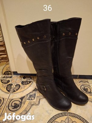 36 os teletalpas hosszúszárú csizma 