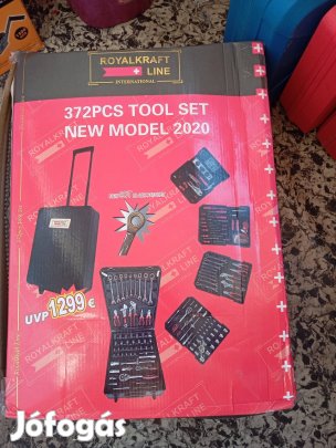 372 db os szerszámos bőrönd 