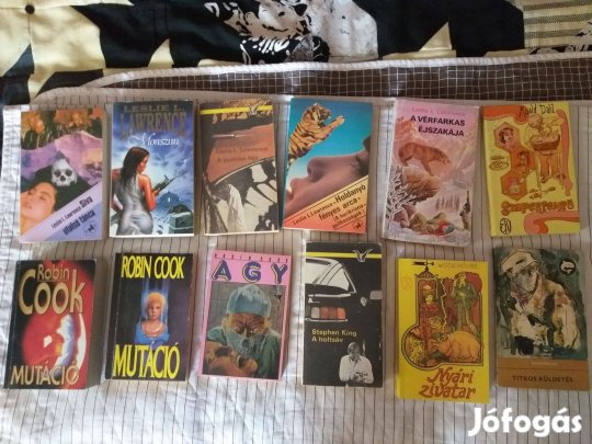 37 darab vegyes témájú könyv
