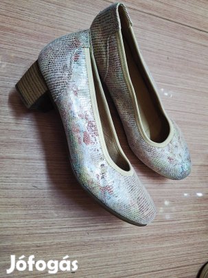 37-es Olasz elegáns szivárványos női Olasz bőrcipő