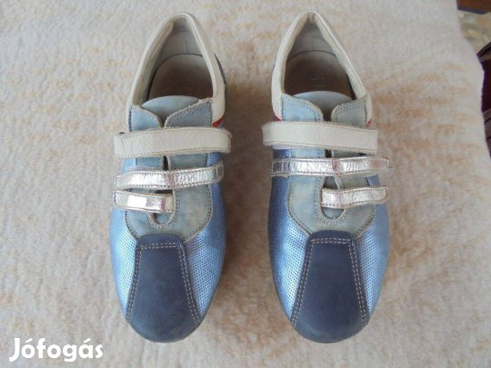 37-es Rubber tépőzáras női - lány bőr cipő sportcipő