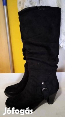 37-es velúr csizma, Giuliana, eredeti dobozában