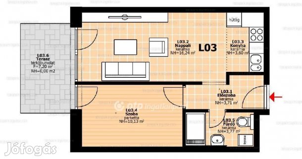 37 nm-es lakás eladó Hegyeshalom