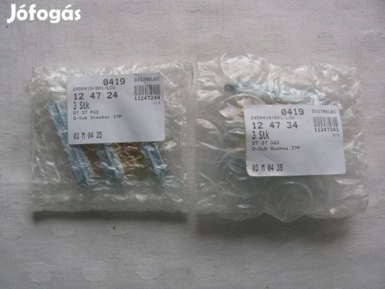 37 pólusú, D-Sub csatlakozó