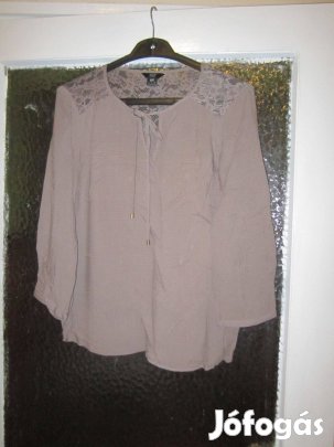 38-as F&F-es földszínű csipkés felső