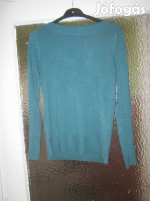 38-as F&F-es kékeszöld pulóver