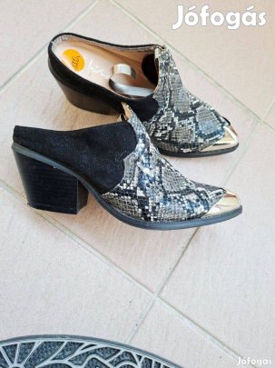 38-as Új Sergio tozzi női bőr papucs