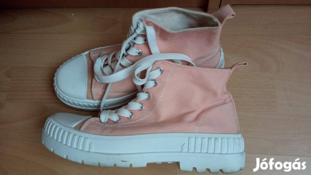 38-as barack színű vászon cipő Vty 1200 Ft