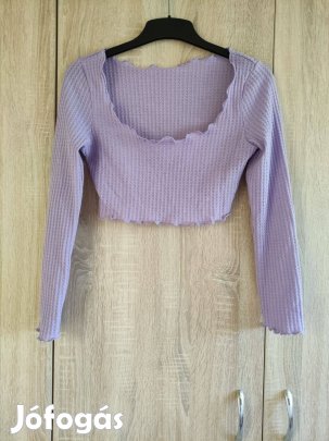 38-as lila női has póló