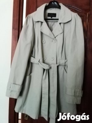 38-as női, lányka fiatalos, tavaszi ballonkabát, bézs színű