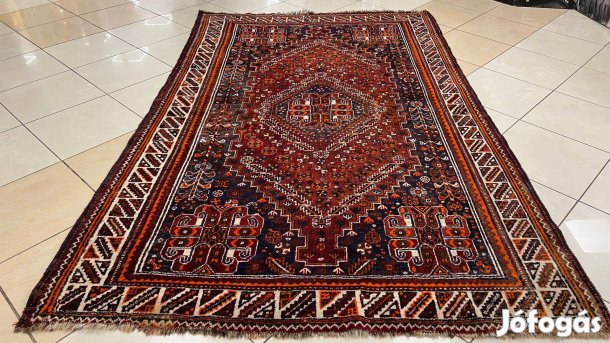 3921 Akció Iráni Shiráz kézi gyapjú perzsa szőnyeg 160X250CM