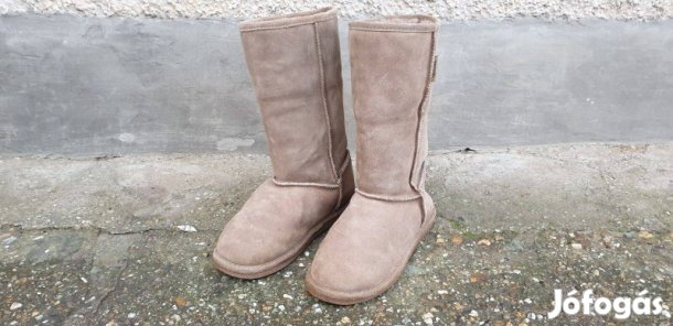 39 - Björndal homokszínű női velúr irha msz bőrcsizma