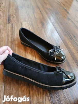 39-es Graceland fekete alkalmi balerina cipő