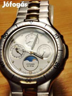 39mm Citizen Lighthouse óra karóra vintage 4330-432339 Tripledate Sun