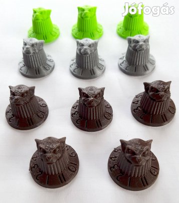 3D nyomtatott potméter sapkák