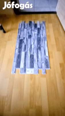 3D szürke palakő PVC falpanel