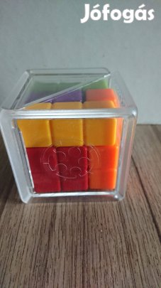 3D új tetris puzzle kocka műanyag dobozban eladó