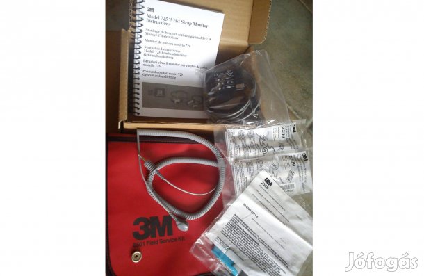 3M 8507 Hordozható ESD munkahely (Földelő szervizkészlet). Új!