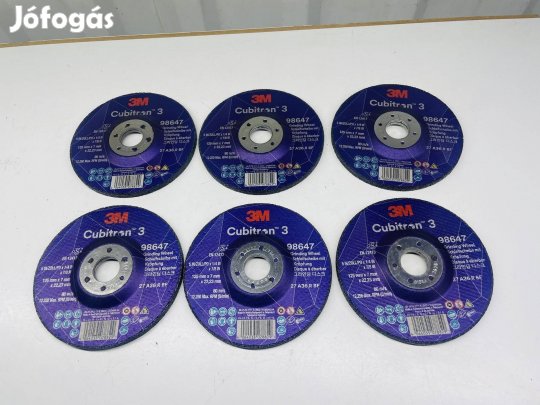3M Cubitron 3 Csiszolókorong !! 6 darab Egyben!! 125x7