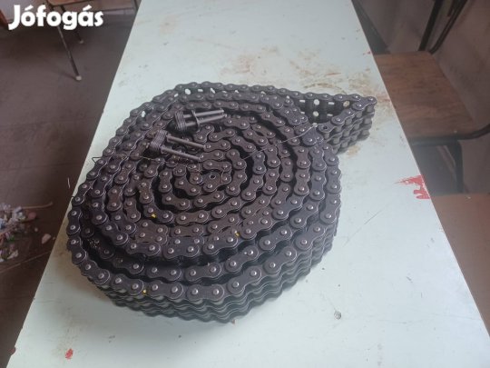 3/4"-os triplex görgős lánc.