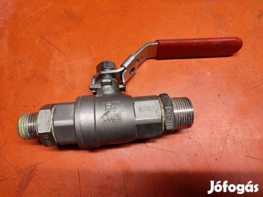 3/4" saválló szelep