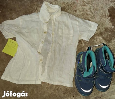 3-4 éves fiúnak 7 darab ruha + cipő