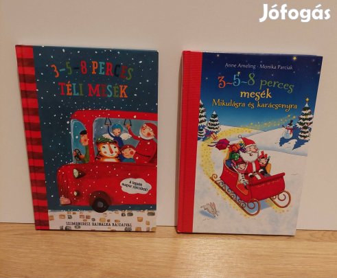 3-5-8 perces téli mesék, mesék mikulásra és karácsonyra gyerek könyvek