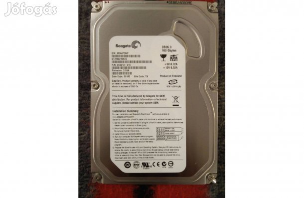3.5" 160 GB Seagate ST3160215ACE 7200 RPM IDE HDD