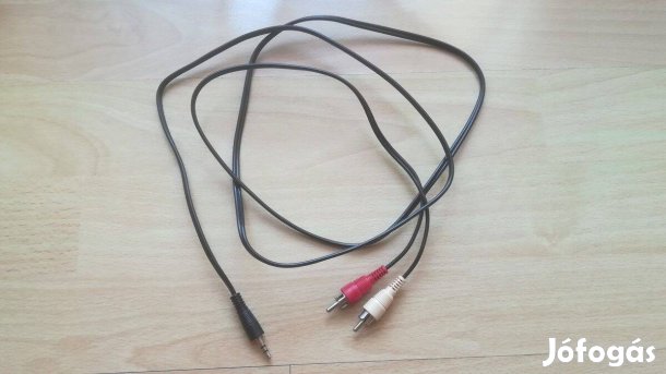 3.5 jack to RCA csatlakozó, átalakító