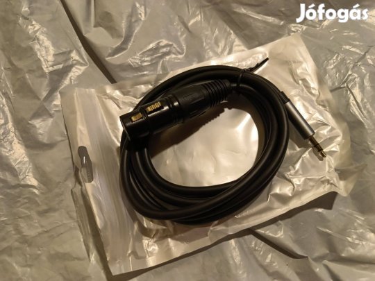 3,5mm jack - XLR female átalakító kábel