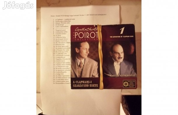 3.600.-Ft! Egyben eladó! Poirot - Eredeti VCD bűnügyi angol sorozat!