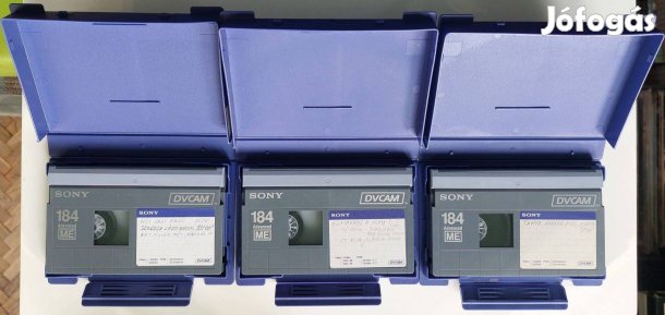 3-DB Sony 184 Dvcam PDV-184N Metal Videokamera Kazetta Videó Kazetta