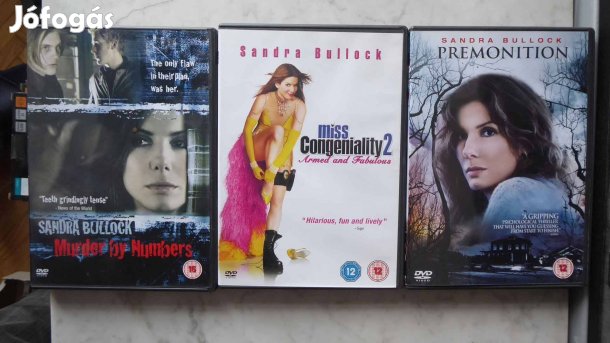 3 DVD Sandra Bullock filmgyűjtemény