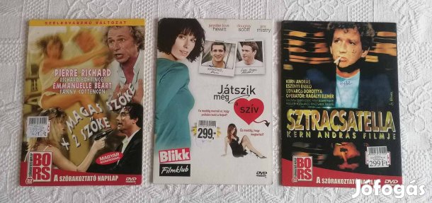 3 Darabos DVD Vegyes Film Csomag / Vígjáték / Romantikus Vígjáték