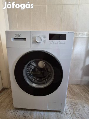 3 Év Garancával eladó Csendes Inverteres Tesla mosógép, 7 kg, 1200 Cen