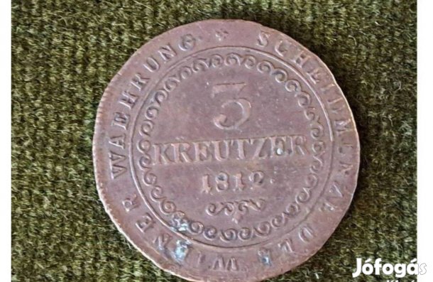 3 Kreutzer 1812-ből