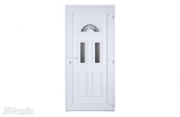 3-Temze 2 rétegű üvegezésű műanyag bejárati ajtó raktárkészletről