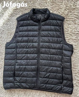 3 XL méretű fekete steppelt mellény eladó