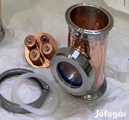 3"-os Vörösréz Szekció Lepárló Tányér (3766)