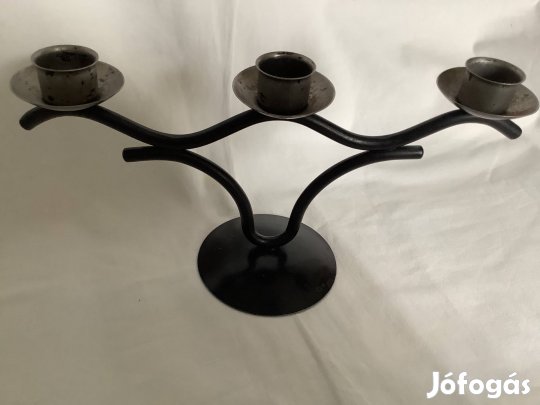 3 ágú fém gyertyatartó
