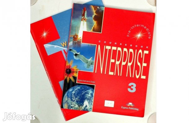 3 angol nyelvkönyv és munkafüzet Enterprise