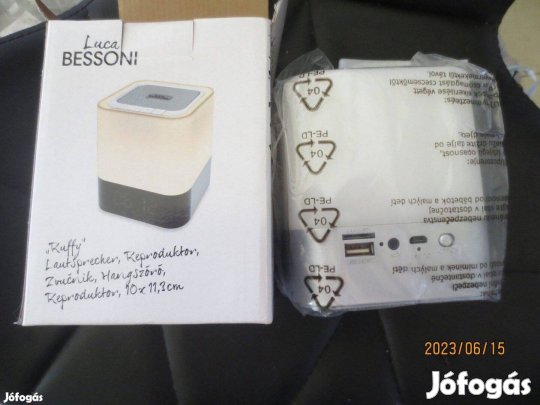 3 az 1 ben Lámpa Rádio Ébresztőora-Uj Bluetooth ébresztő funkcióval