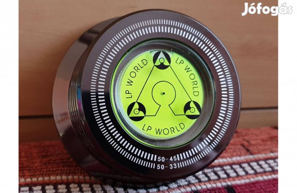 3 az 1-ben Lemez súly stroboszkóp 50Hz vízmérték lemezjátszó SB Új