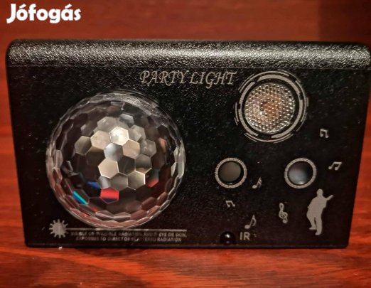 3 az 1-ben party lézerfény RGB diszkógömb + lézer + LED Új