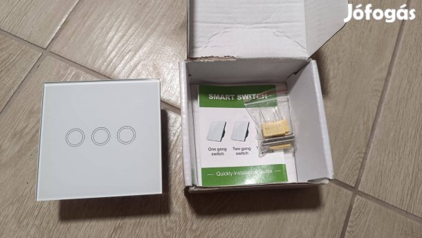 3 csatornás okos érintőkapcsoló