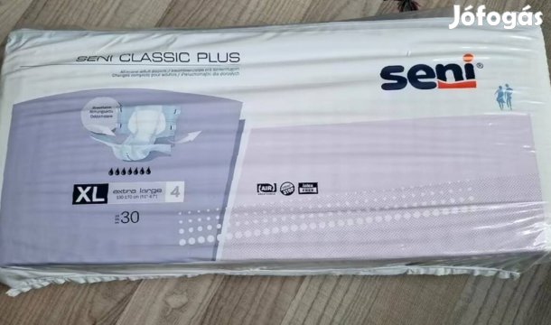 3 csomag Seni Plus Classic XL felnőtt pelenka 