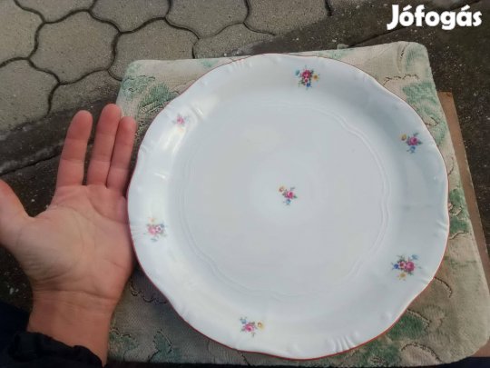 3 darab Barokk kis virágmintás Zsolnay Tál