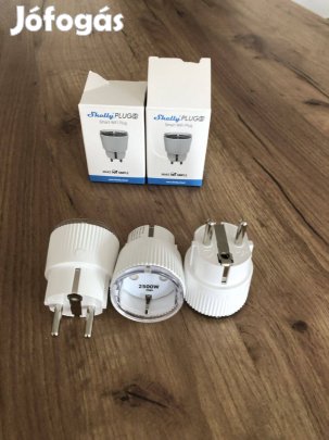 3 darab Shelly Plug S okos konnektor (220V, max 2500W) egyben
