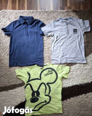 3 darab kisfiú póló 158/164-es méret.