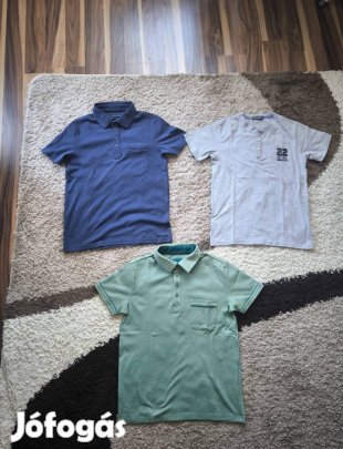 3 darab kisfiú póló 158/164-es méret.